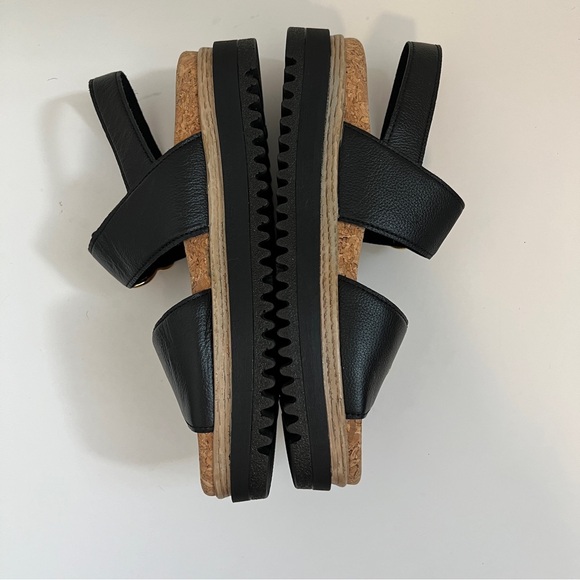 Gabor Black Chunky Slingback Sandals Size 36 - Picture 7 of 11